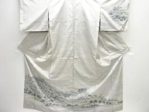 作家物　清水寺模様本場大島紬訪問着